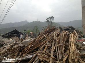 雅安地震现场图片,救援力量全力投入，重建家园的希望之光